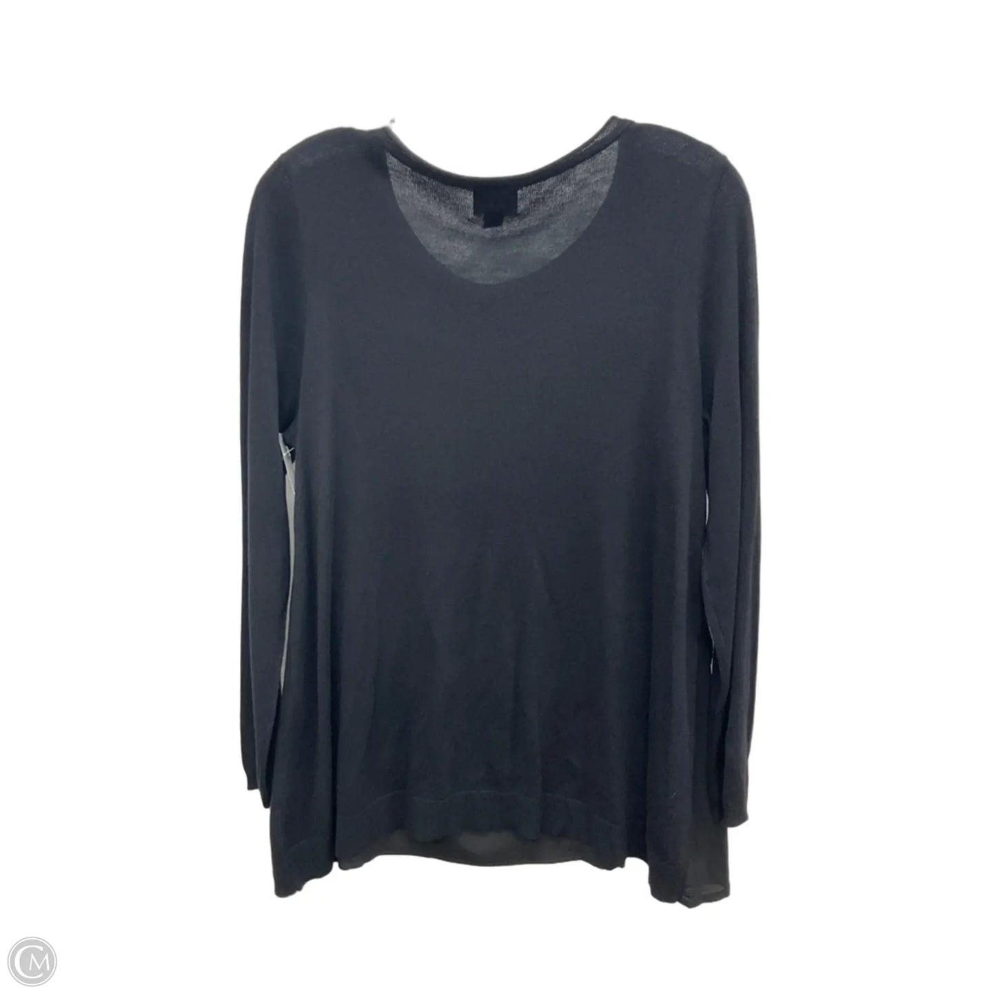 Top Long Sleeve By Worthington In Black, Size: Mp