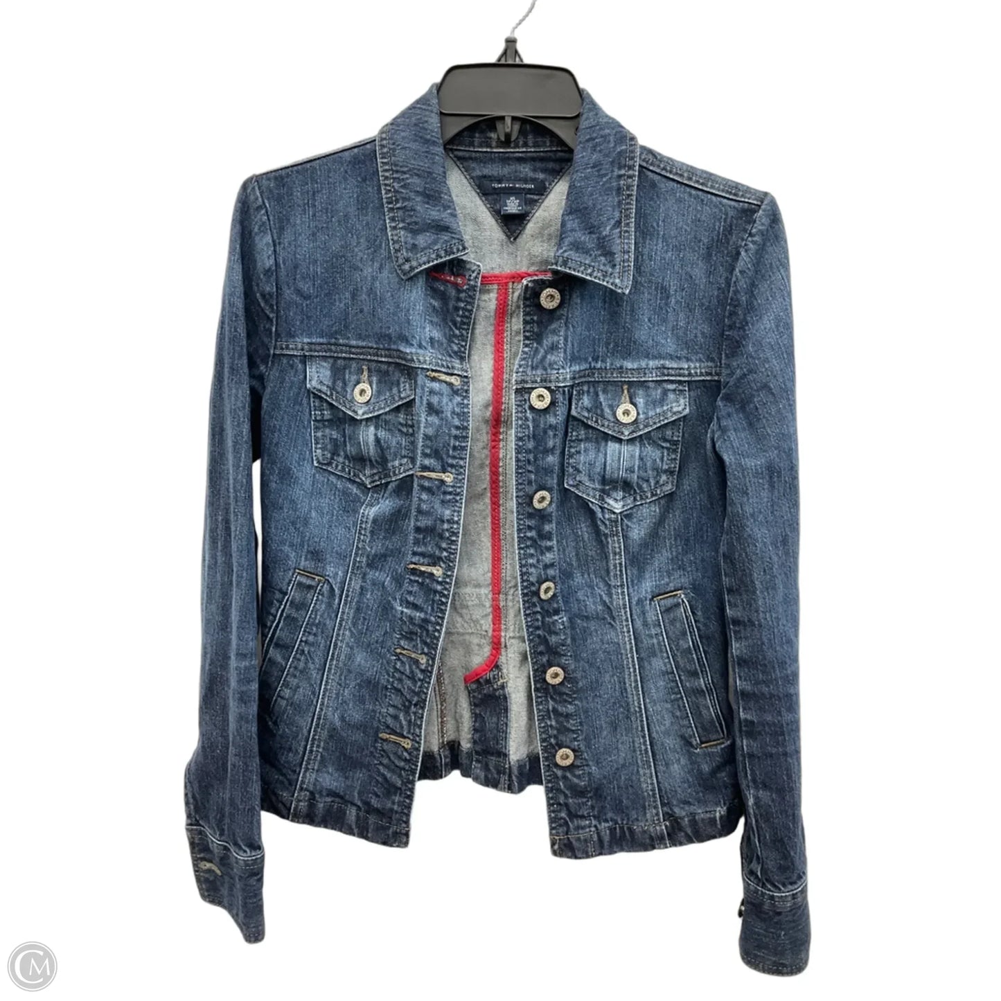 Jacket Denim By Tommy Hilfiger In Blue Denim, Size: Xs