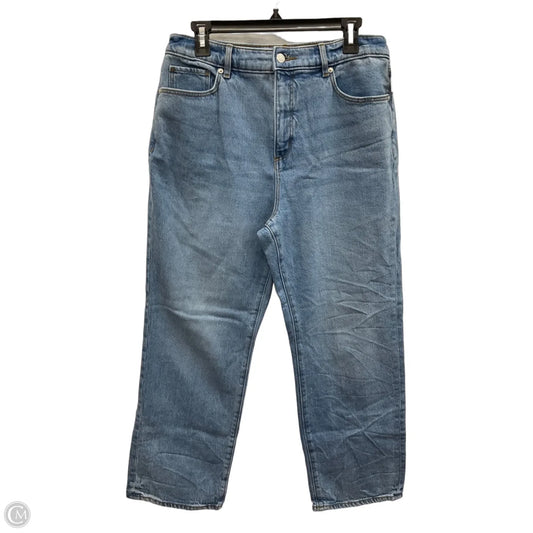 Jeans Straight By Loft In Blue Denim, Size: 10