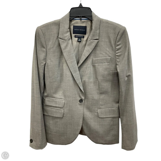 Blazer By Banana Republic In Tan, Size: L