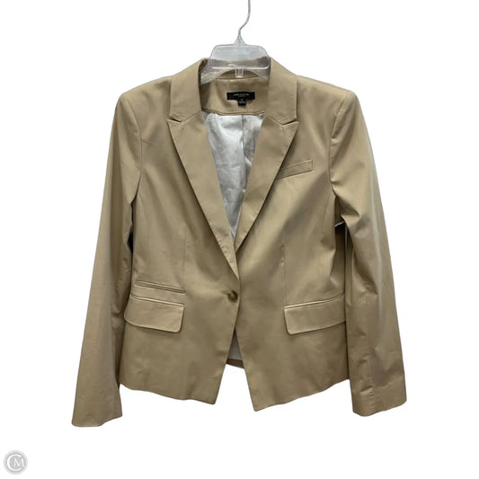 Blazer By Ann Taylor In Tan, Size: L