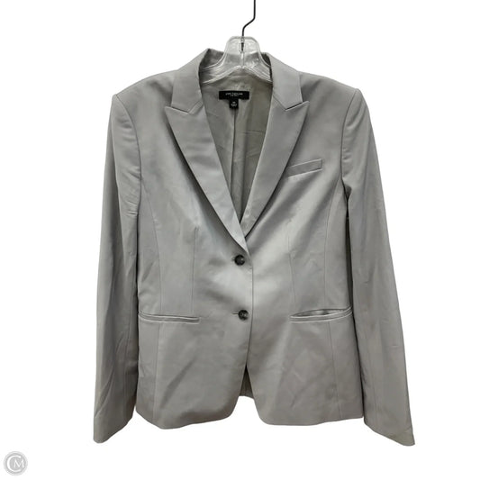 Blazer By Ann Taylor In Grey, Size: M