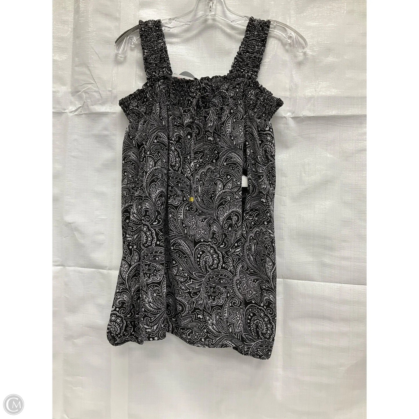 Top Long Sleeve By Michael Kors Collection In Black & White, Size: M