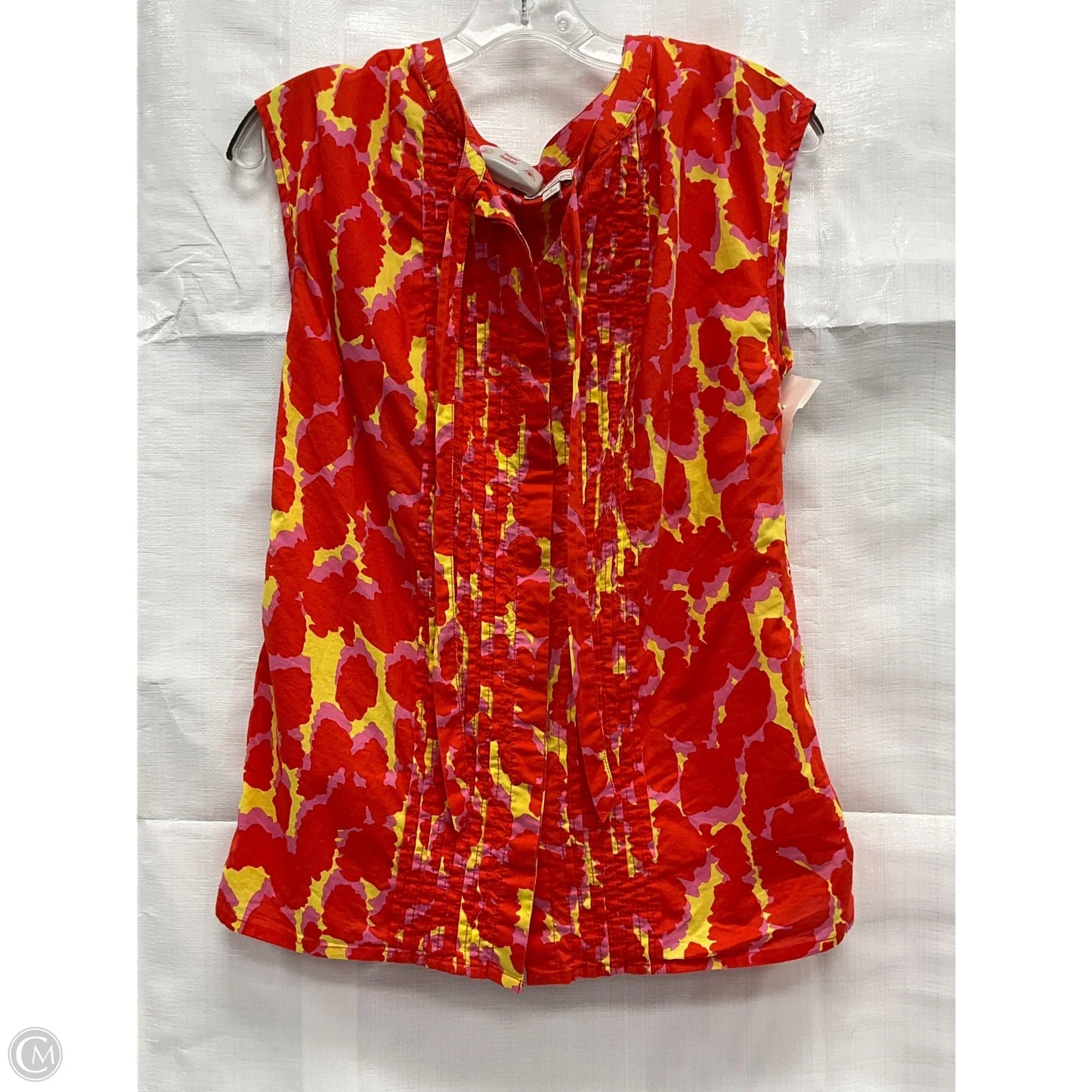 Top Sleeveless By Gap In Orange, Size: S