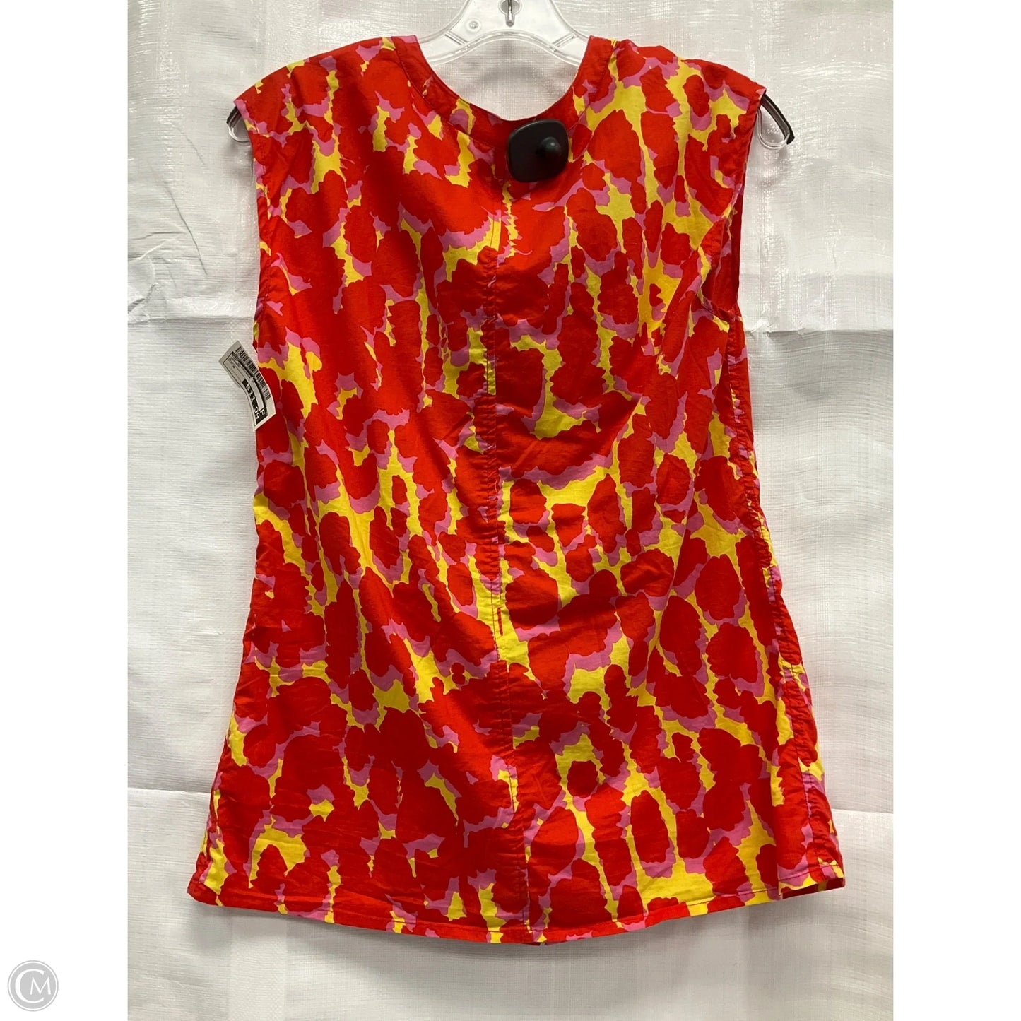 Top Sleeveless By Gap In Orange, Size: S