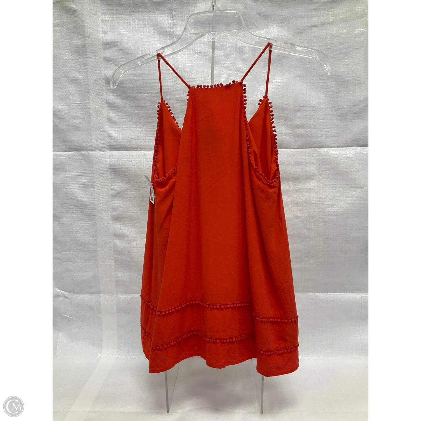 Top Sleeveless By Loft In Orange, Size: Xxs