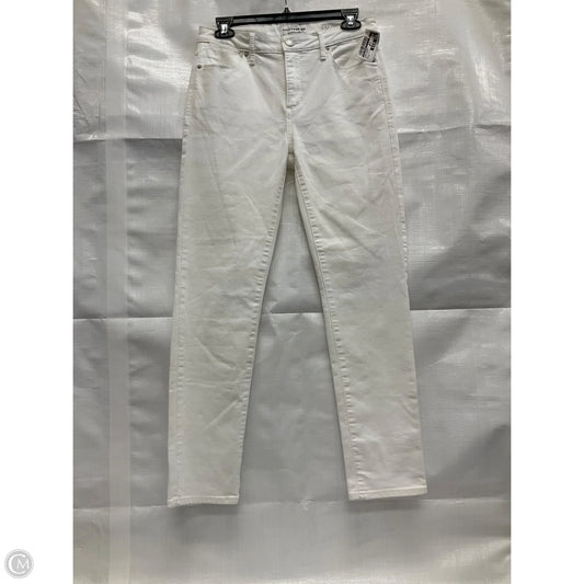 Jeans Skinny By Lucky Brand In White Denim, Size: 4