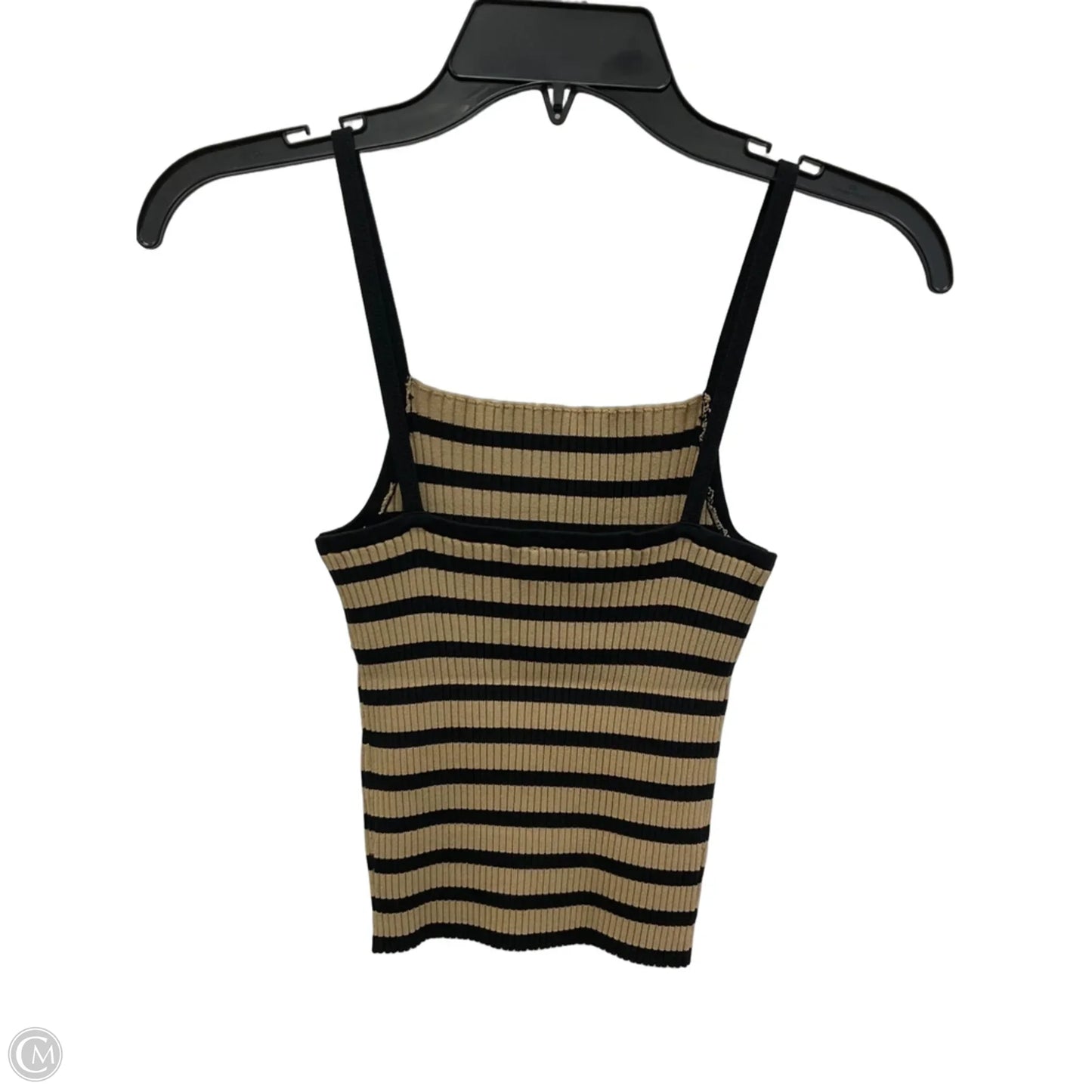 Top Sleeveless By Gap In Striped Pattern, Size: M