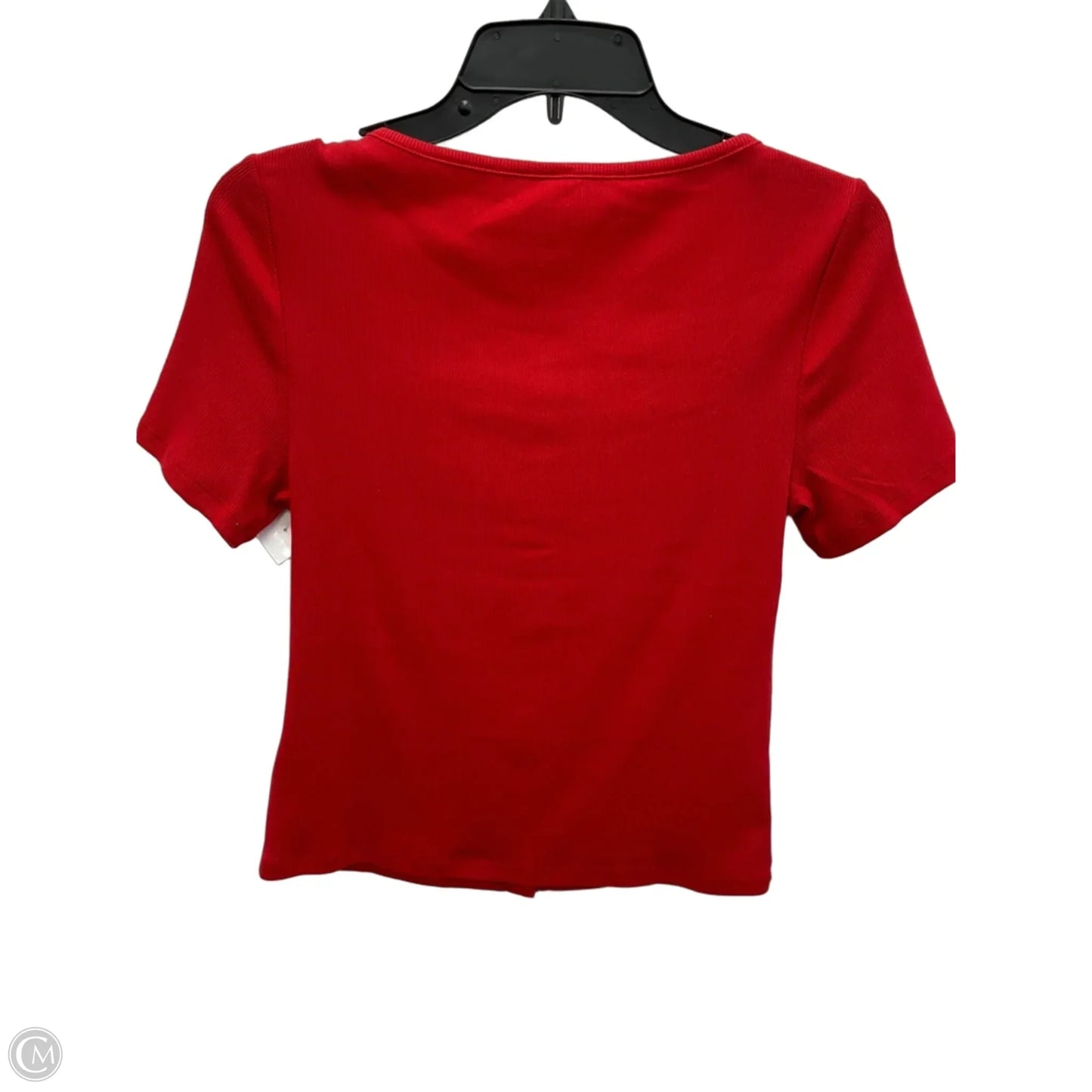 Top Short Sleeve By Gap In Red, Size: M