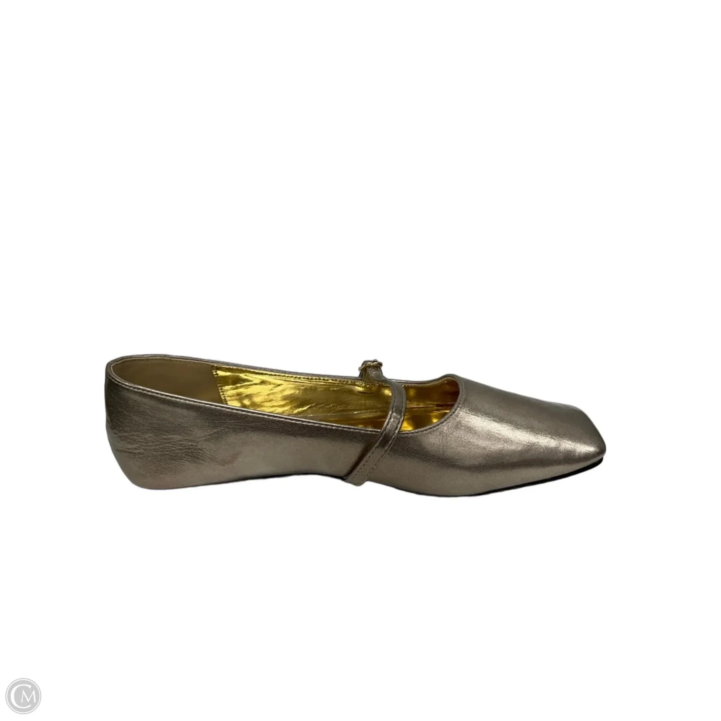 Shoes Flats By Shu Shop In Gold, Size: 8