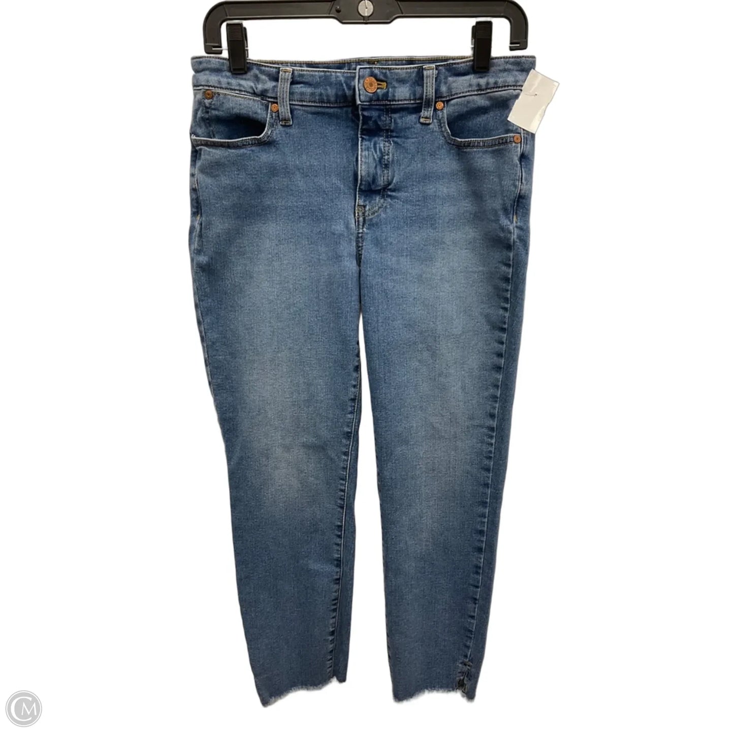 Jeans Straight By Talbots In Blue Denim, Size: 6p