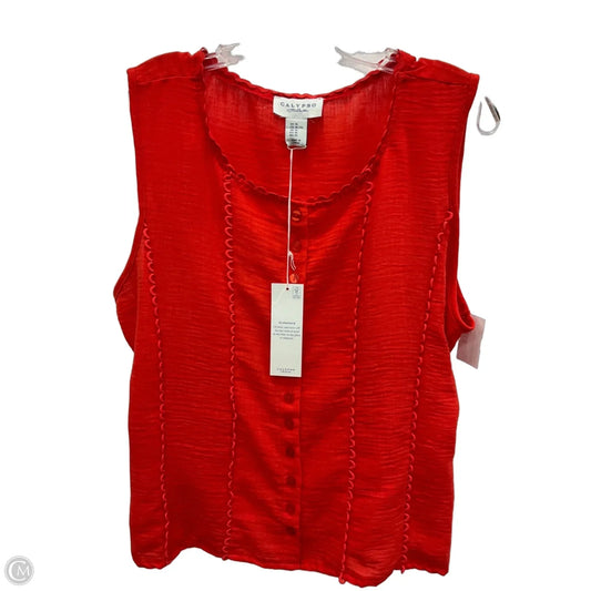 Top Sleeveless By Calypso St Barth In Red, Size: Xl