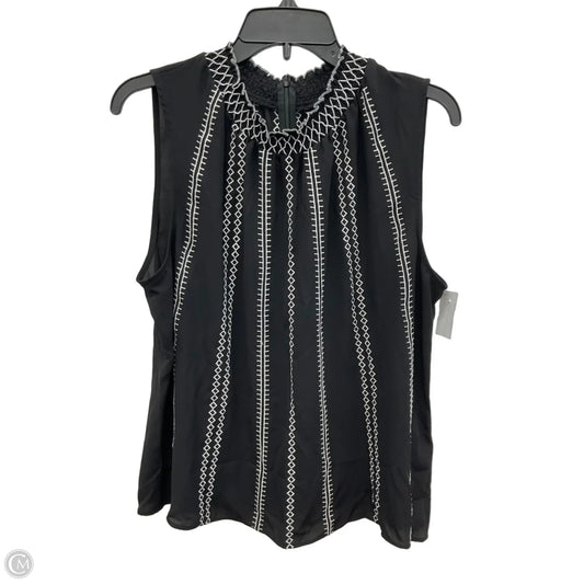 Top Sleeveless By White House Black Market In Black, Size: L