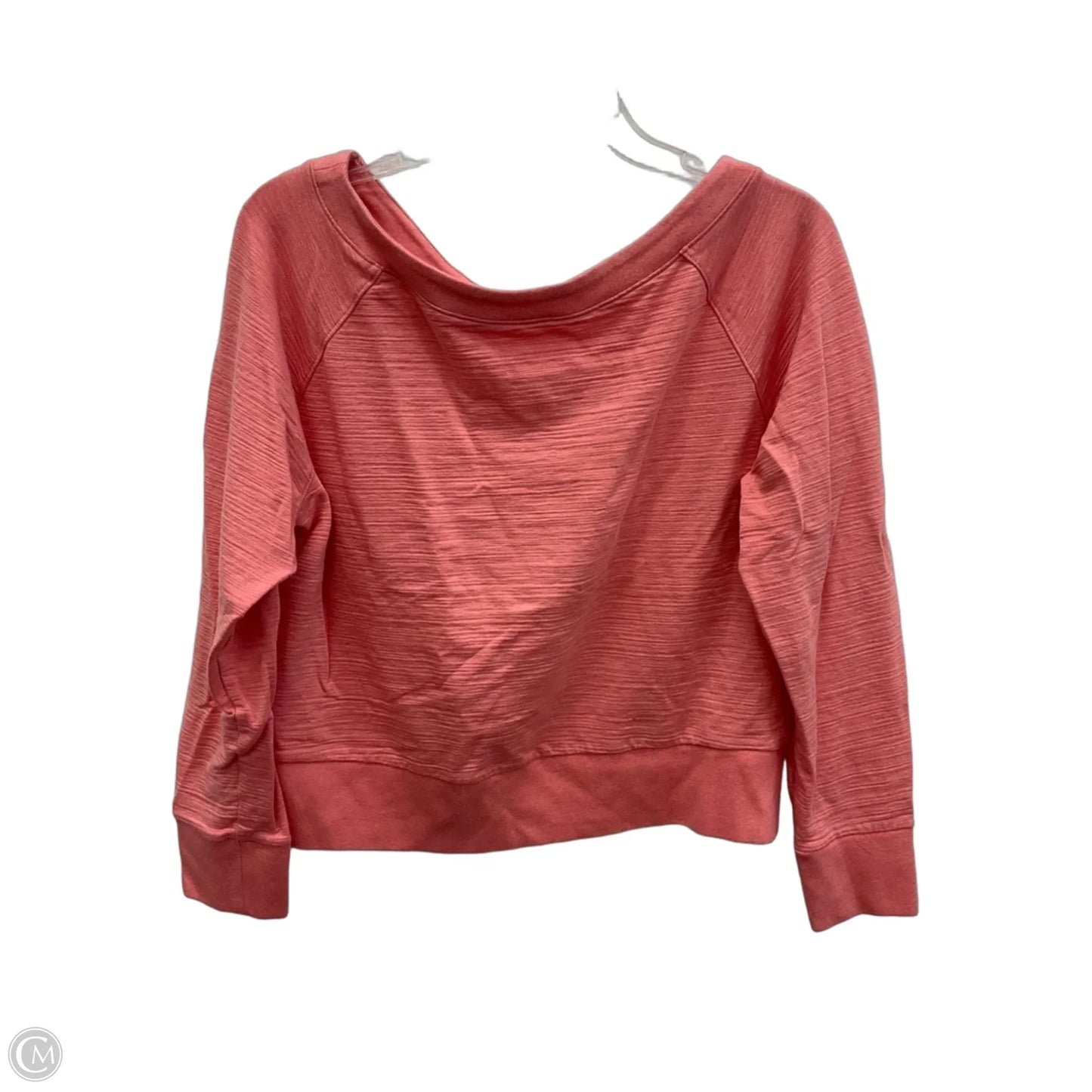 Athletic Top Long Sleeve Collar By Talbots In Pink, Size: M