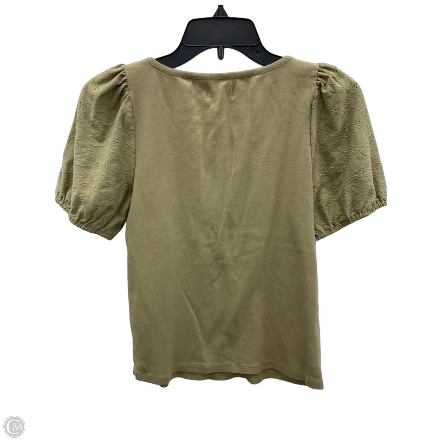 Top Short Sleeve By Madewell In Green, Size: S