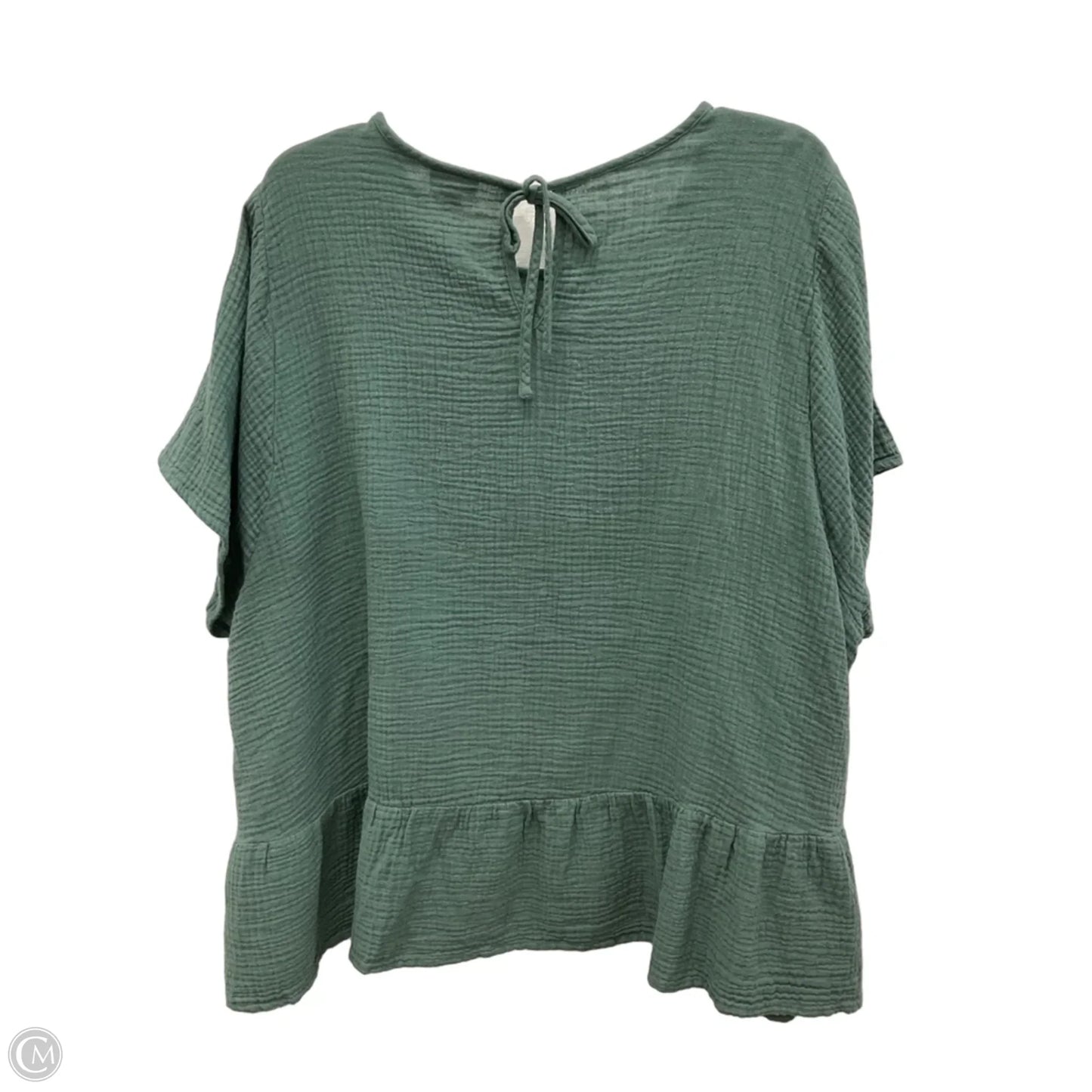 Top Short Sleeve By Torrid In Green, Size: Xl
