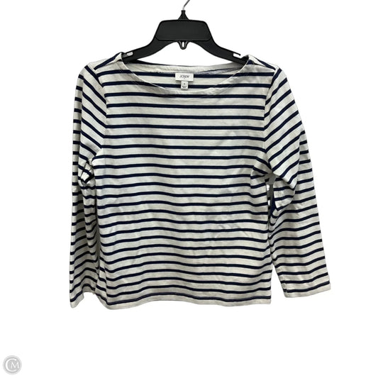 Top Long Sleeve By J. Crew In Striped Pattern, Size: S