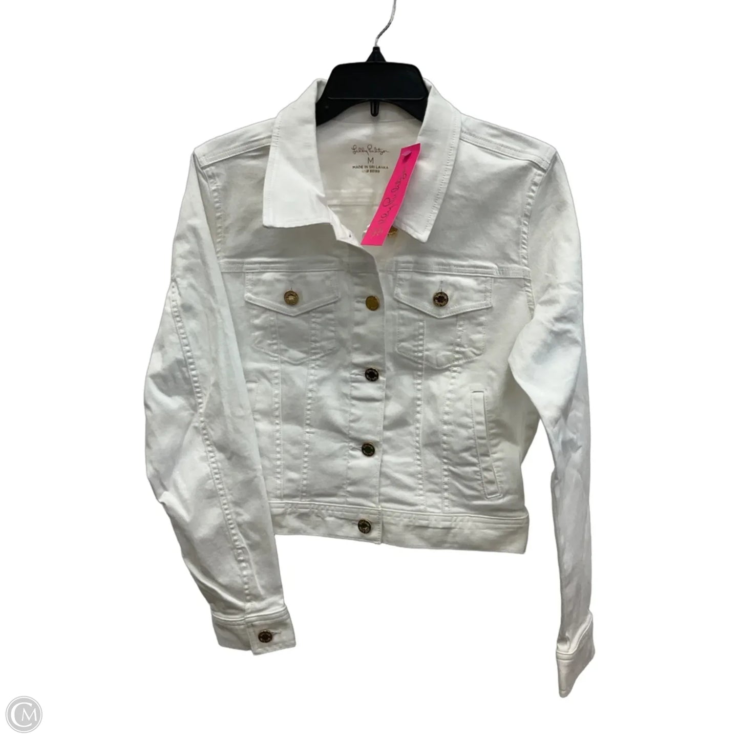 Jacket Designer By Lilly Pulitzer In White, Size: M