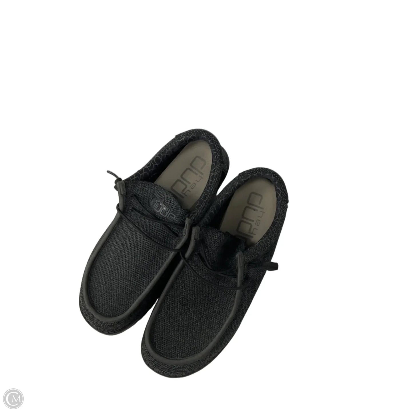 Shoes Flats By Hey Dude In Grey, Size: 10