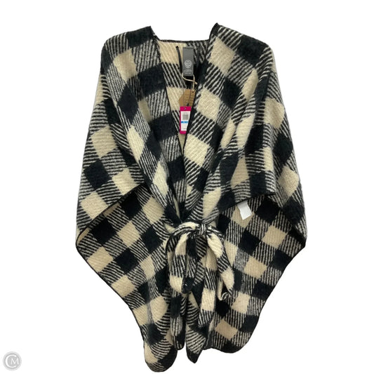 Shawl By Vince Camuto In Plaid Pattern, Size: Osfm