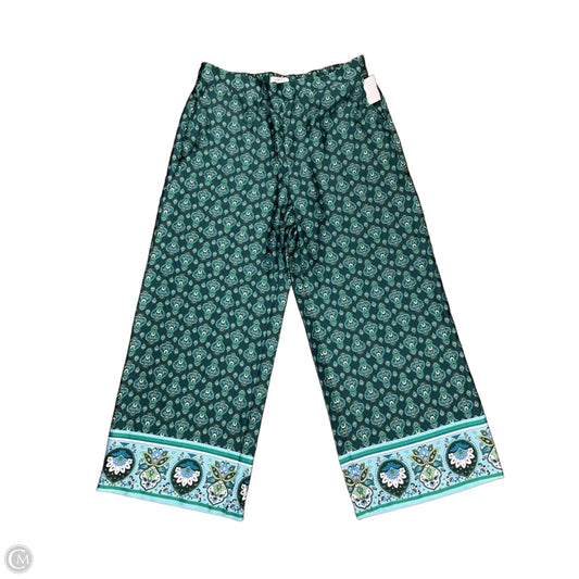 Pants Wide Leg By Loft In Green, Size: L