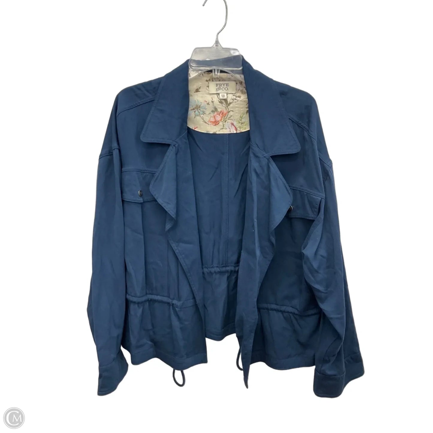 Jacket Shirt By Frye And Co In Navy, Size: Xxl