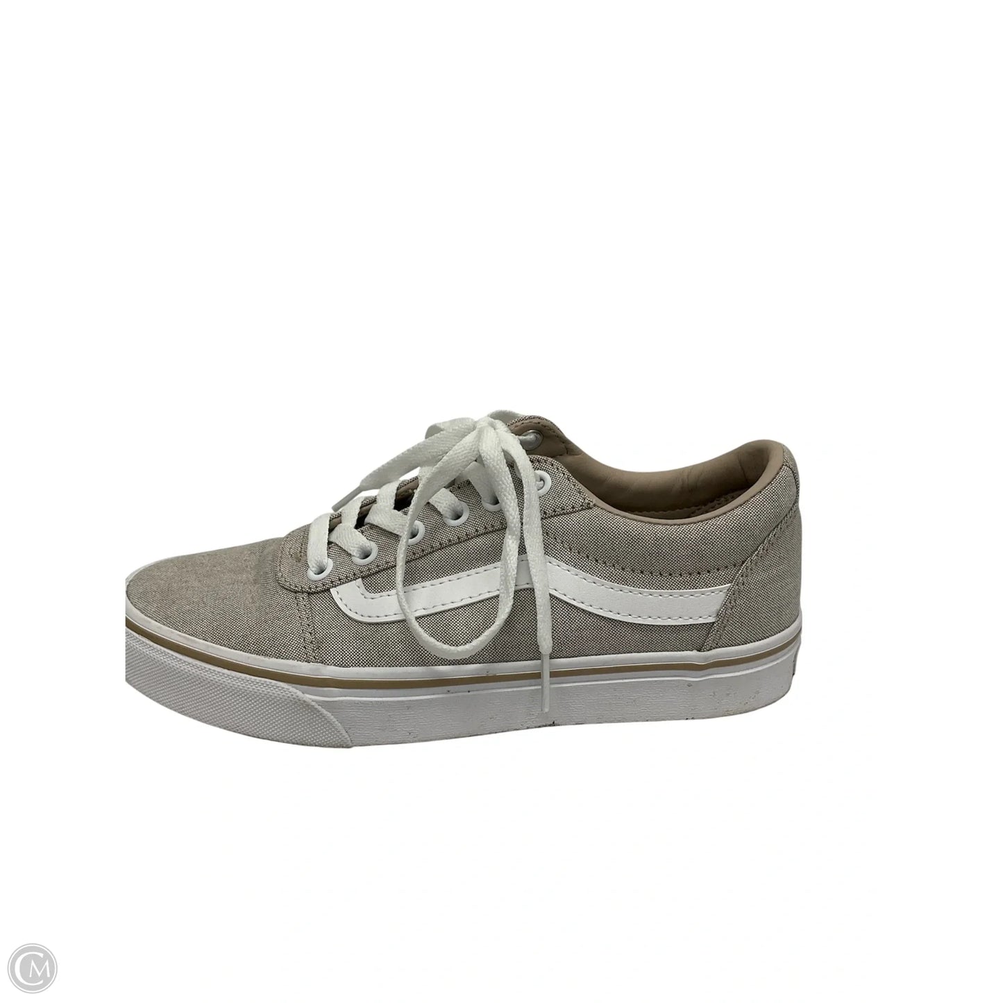 Shoes Sneakers By Vans In Beige, Size: 7.5