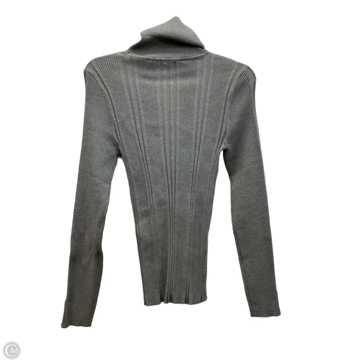 Top Long Sleeve By White House Black Market In Grey, Size: M