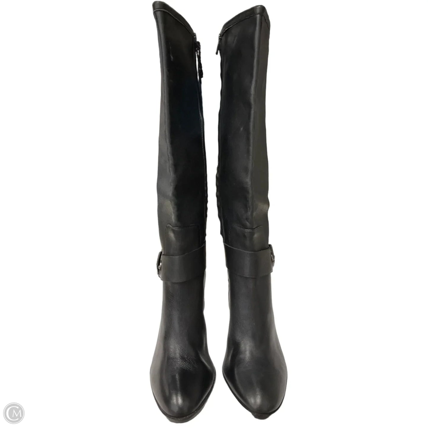 Boots Mid-calf Heels By Antonio Melani In Black, Size: 9