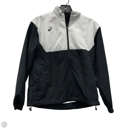 Athletic Jacket By Asics In Black, Size: M