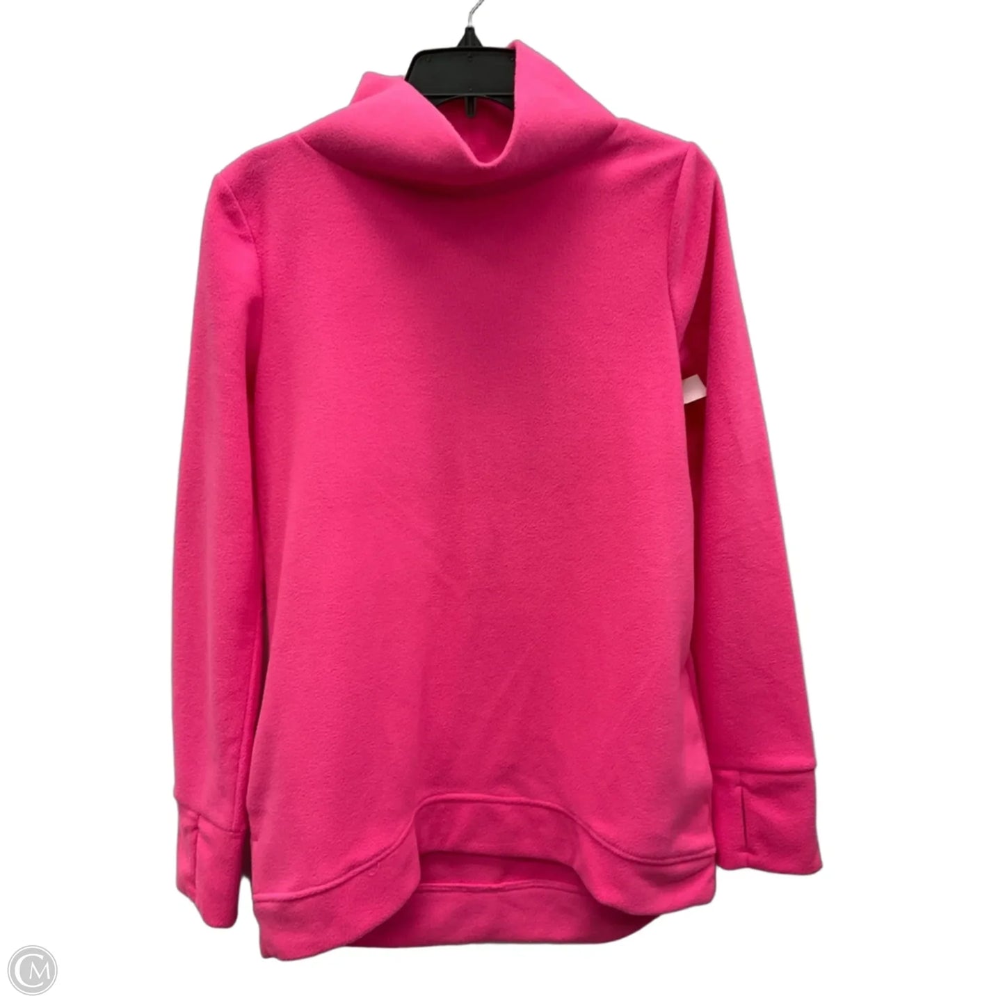 Athletic Top Long Sleeve Collar By Telluride In Pink, Size: S