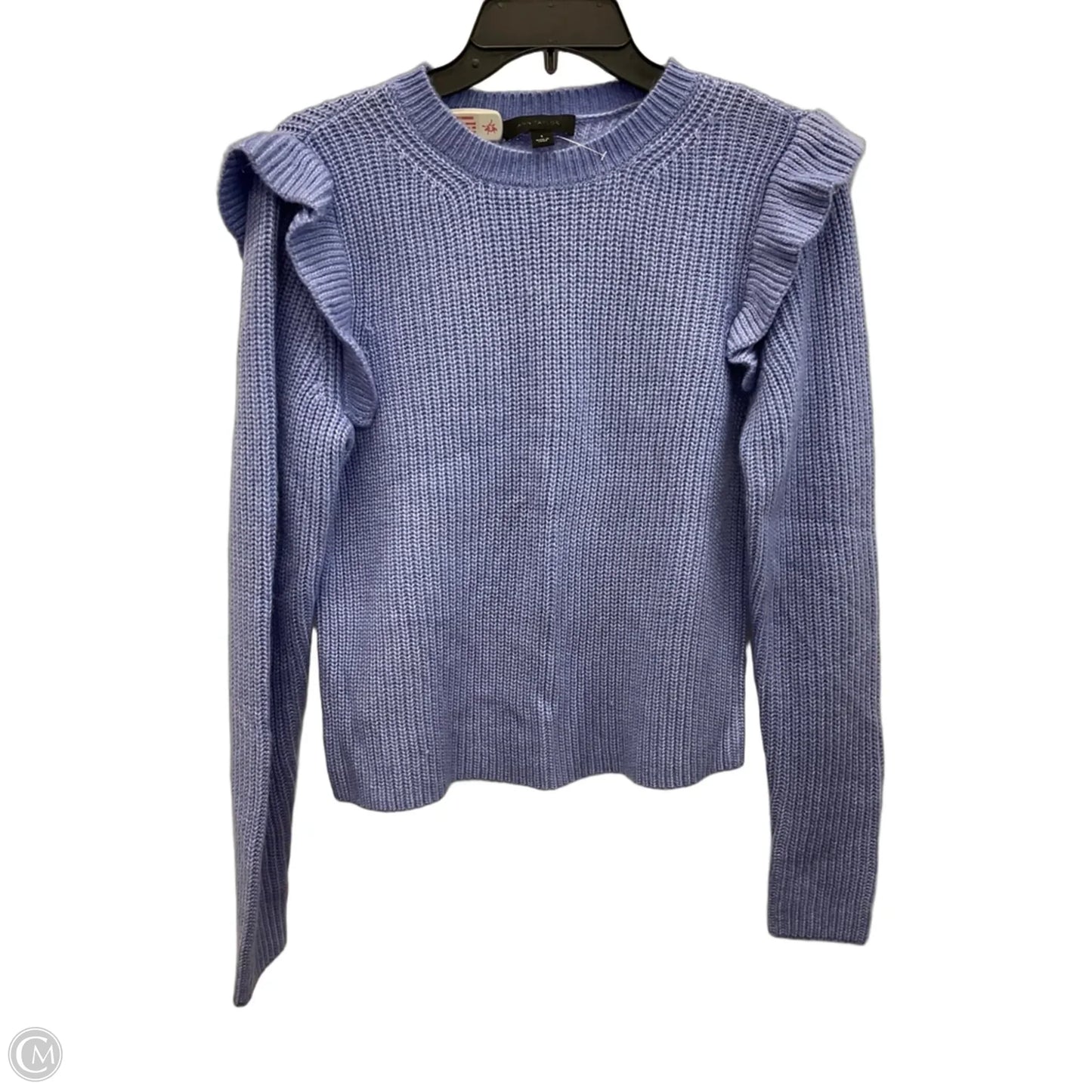 Sweater By Ann Taylor In Purple, Size: S