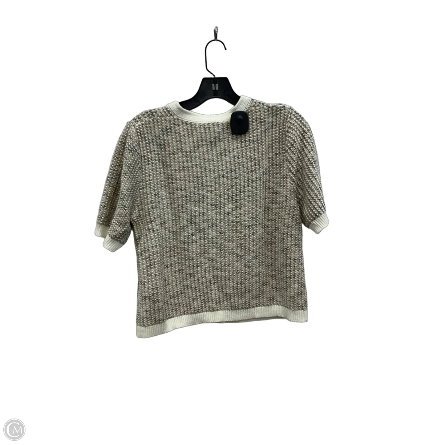 Top Short Sleeve By J. Crew In Tan, Size: M