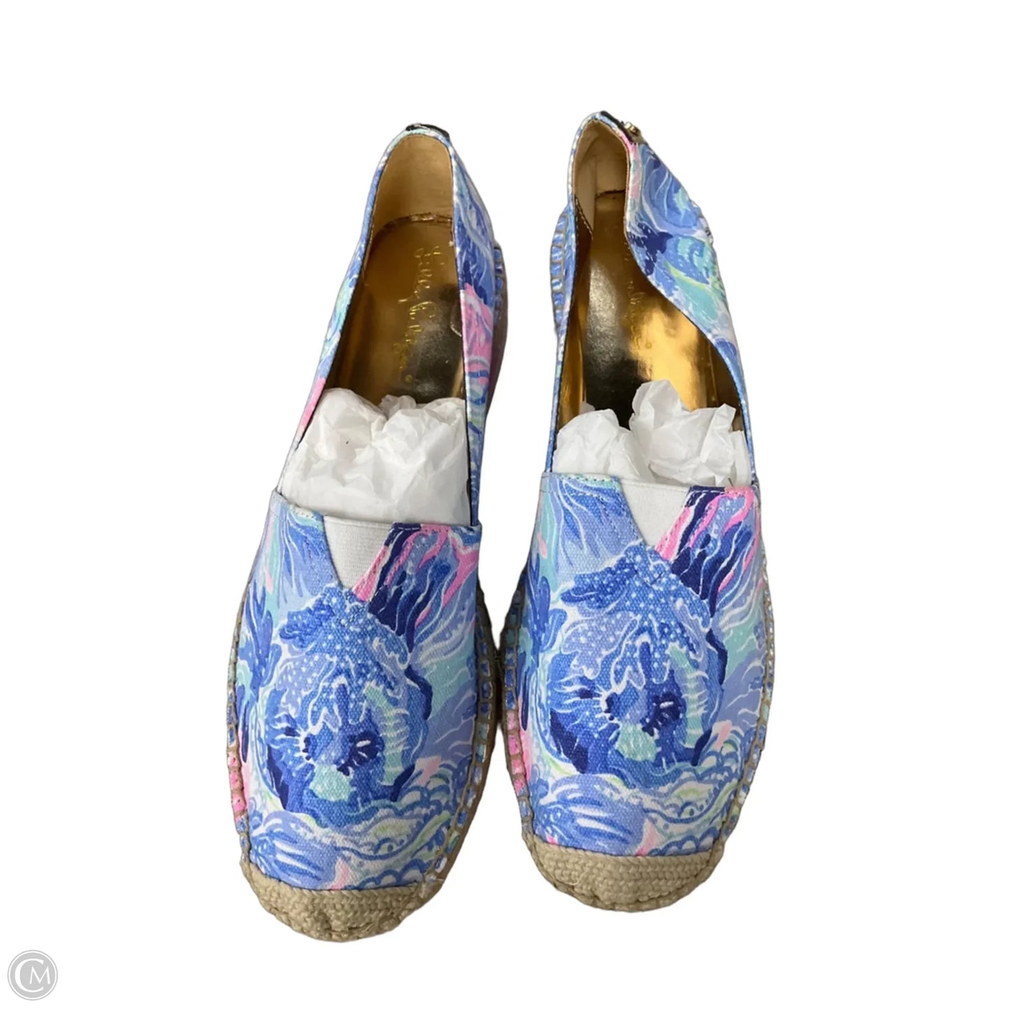 Shoes Designer By Lilly Pulitzer In Blue, Size: 9.5