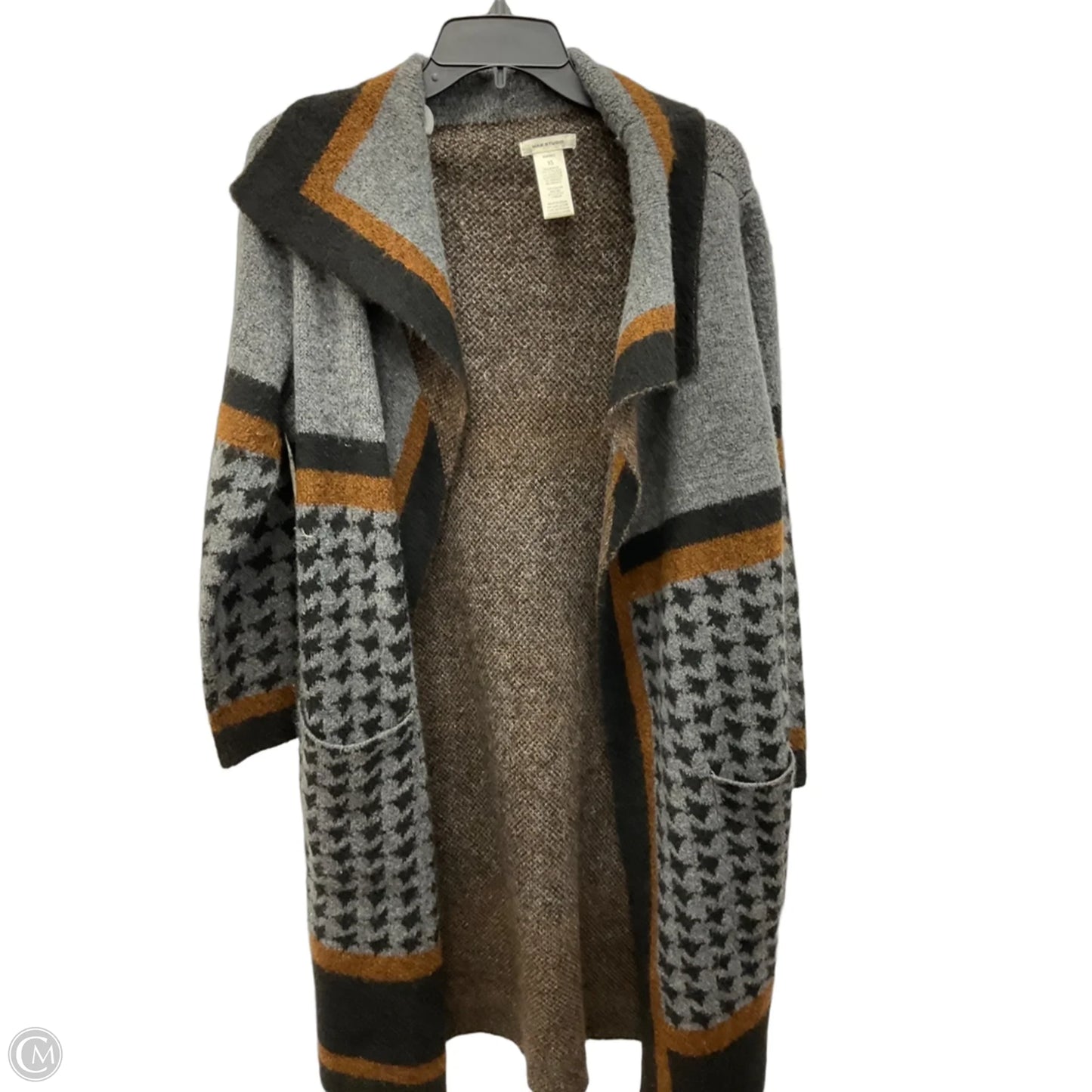 Cardigan By Max Studio In Brown, Size: Xs