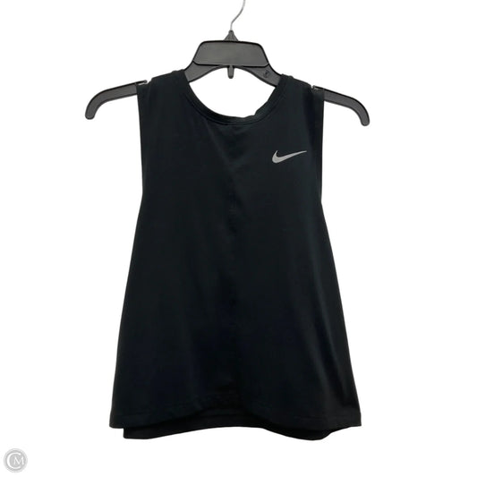 Athletic Tank Top By Nike In Black, Size: S