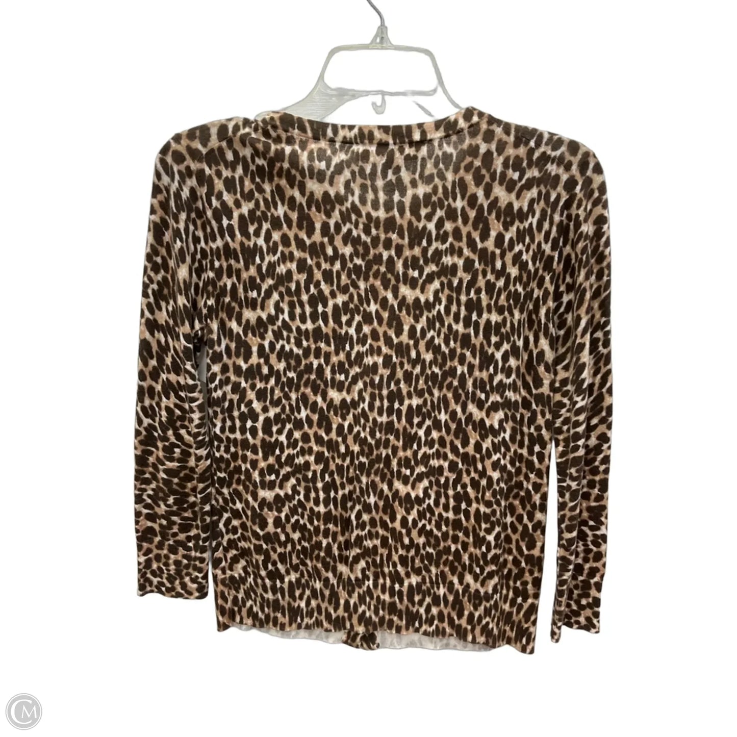 Cardigan By Loft In Animal Print, Size: S