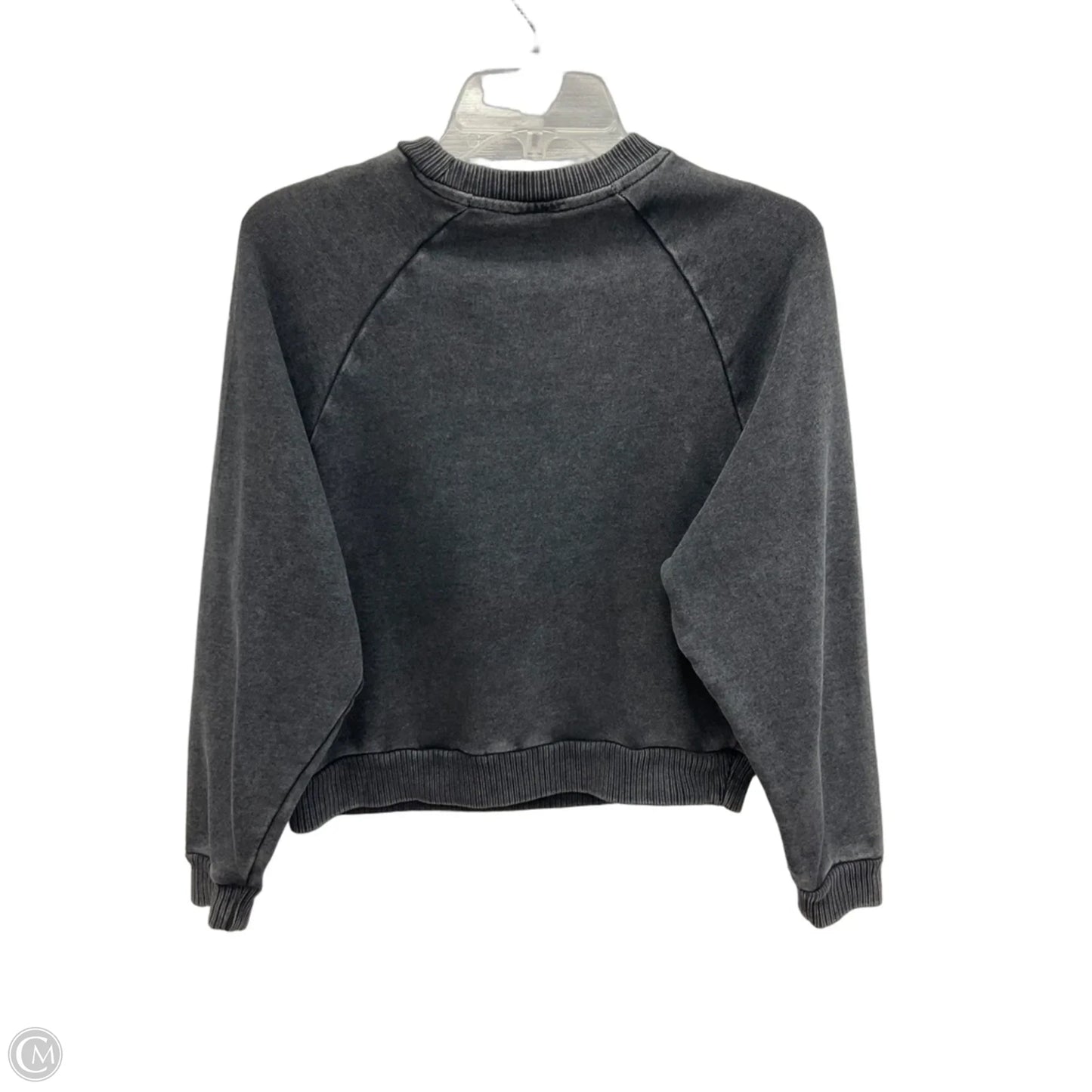 Athletic Top Long Sleeve Crewneck By Clothes Mentor In Grey, Size: S