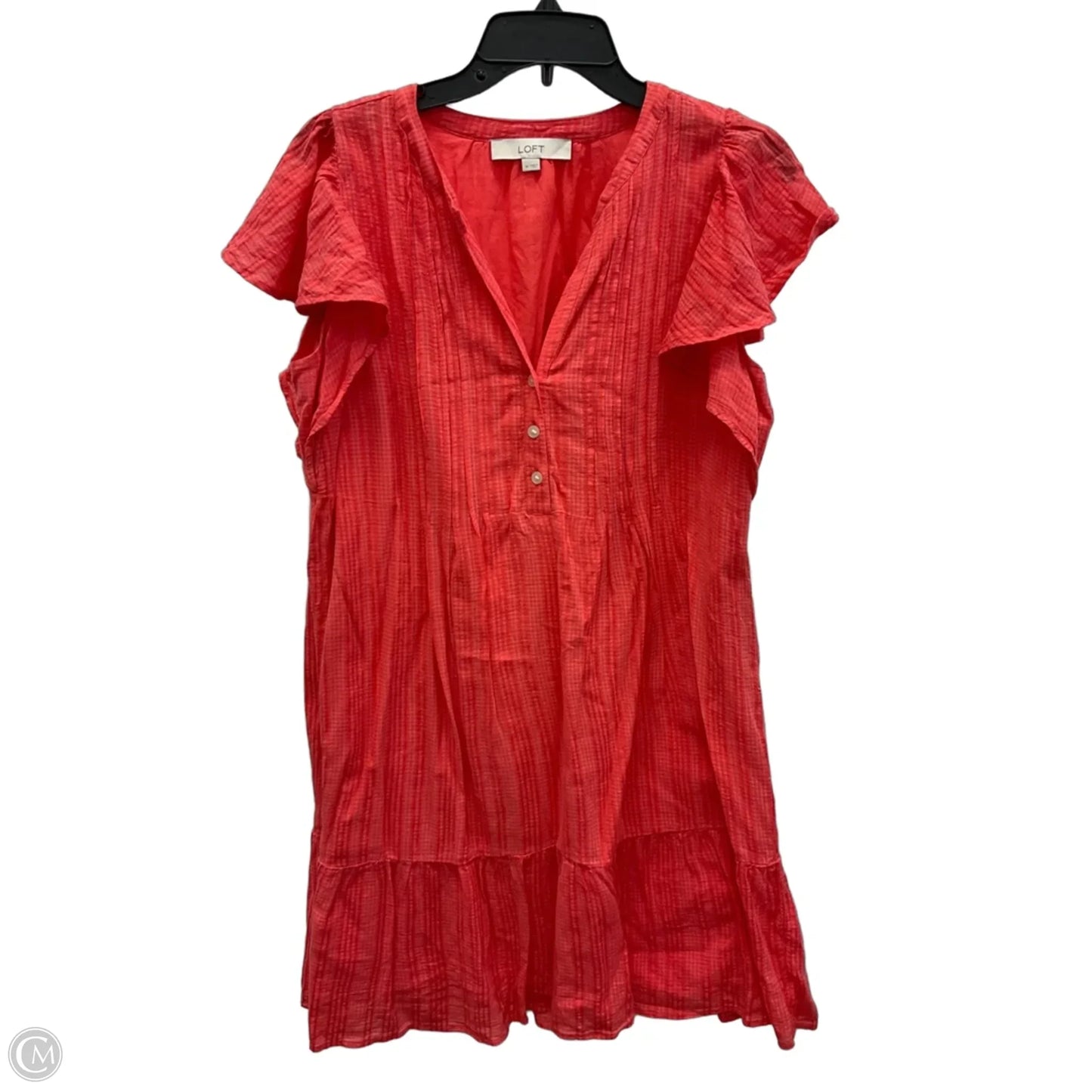 Dress Casual Short By Loft In Red, Size: M
