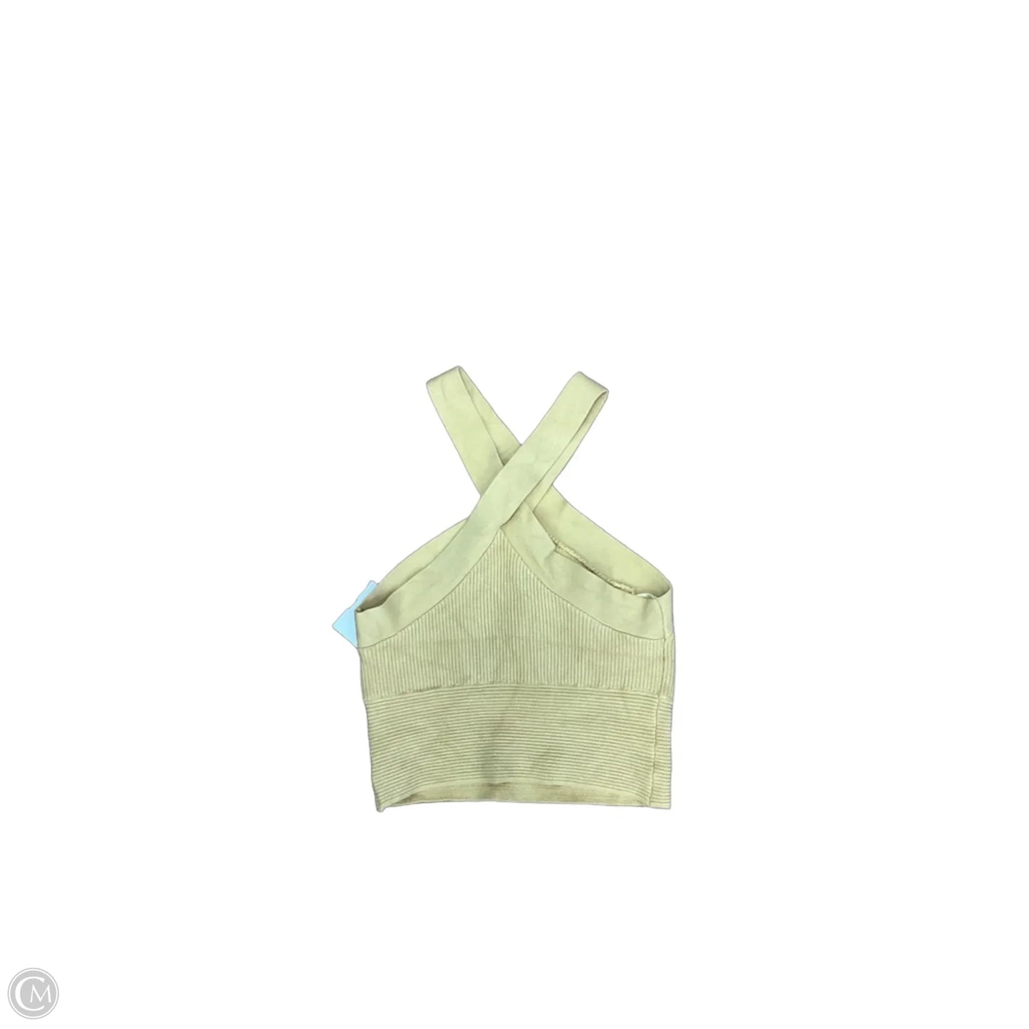 Top Sleeveless By Abercrombie And Fitch In Yellow, Size: M