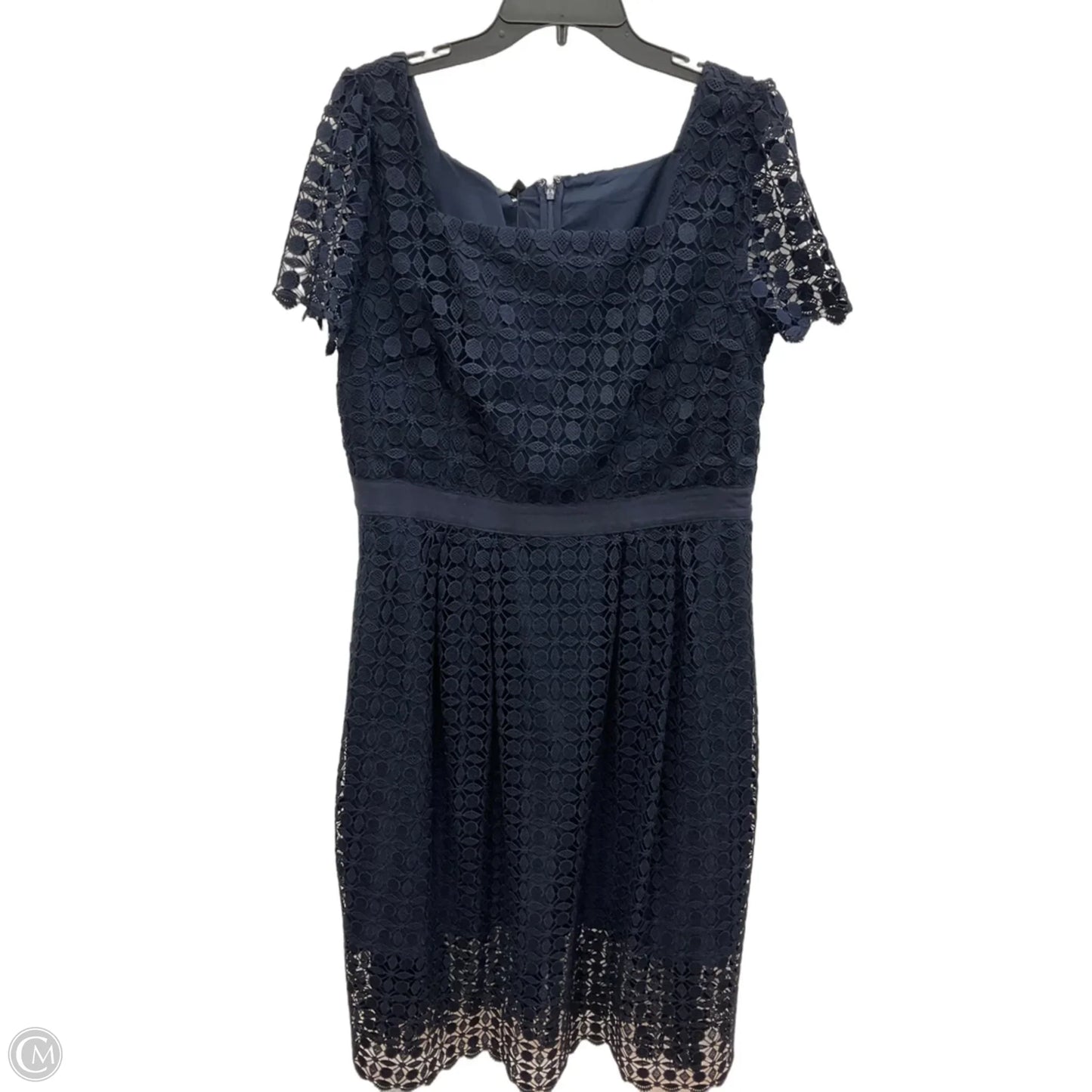 Dress Casual Midi By Talbots In Navy, Size: 14