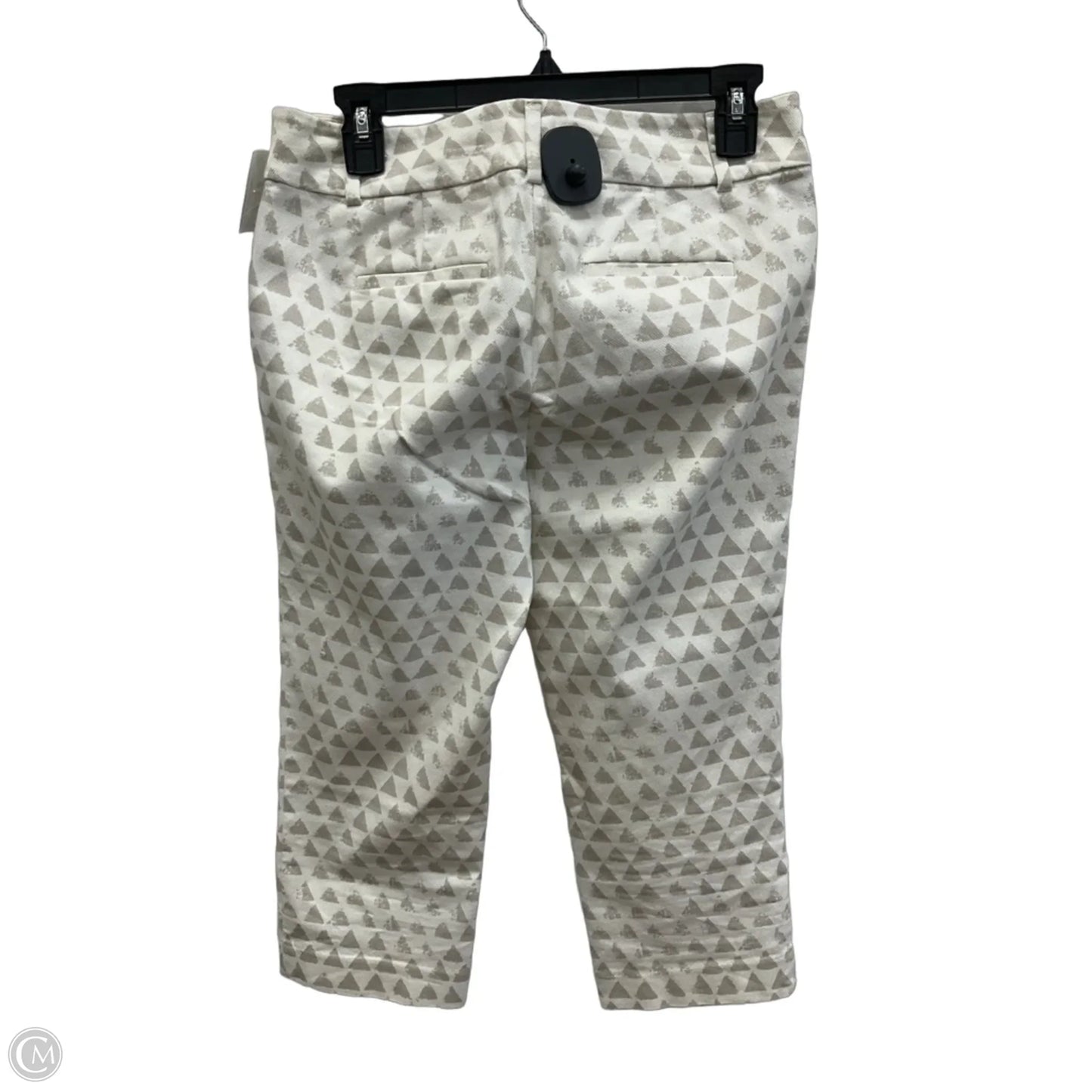 Capris By Loft In Cream, Size: 4p