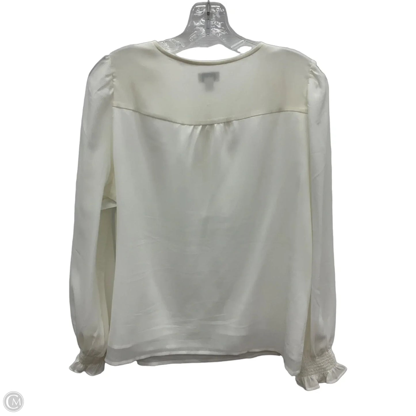 Top Long Sleeve By J. Crew In Cream, Size: S