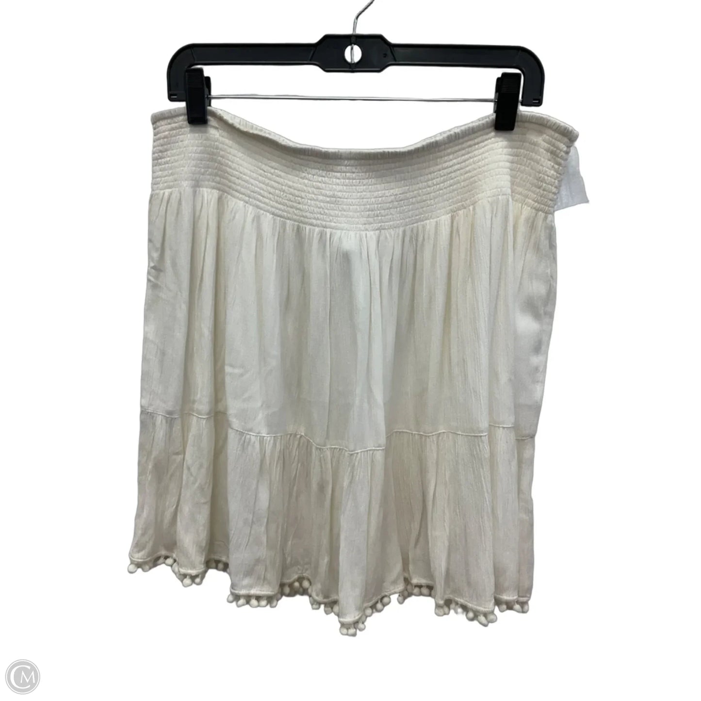 Skirt Mini & Short By Lilly Pulitzer In Cream, Size: Xl