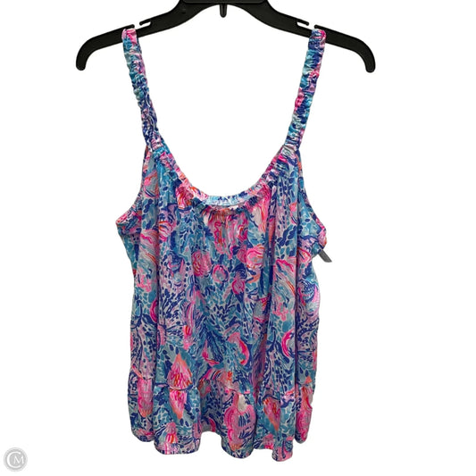Top Sleeveless By Lilly Pulitzer In Multi-colored, Size: Xl