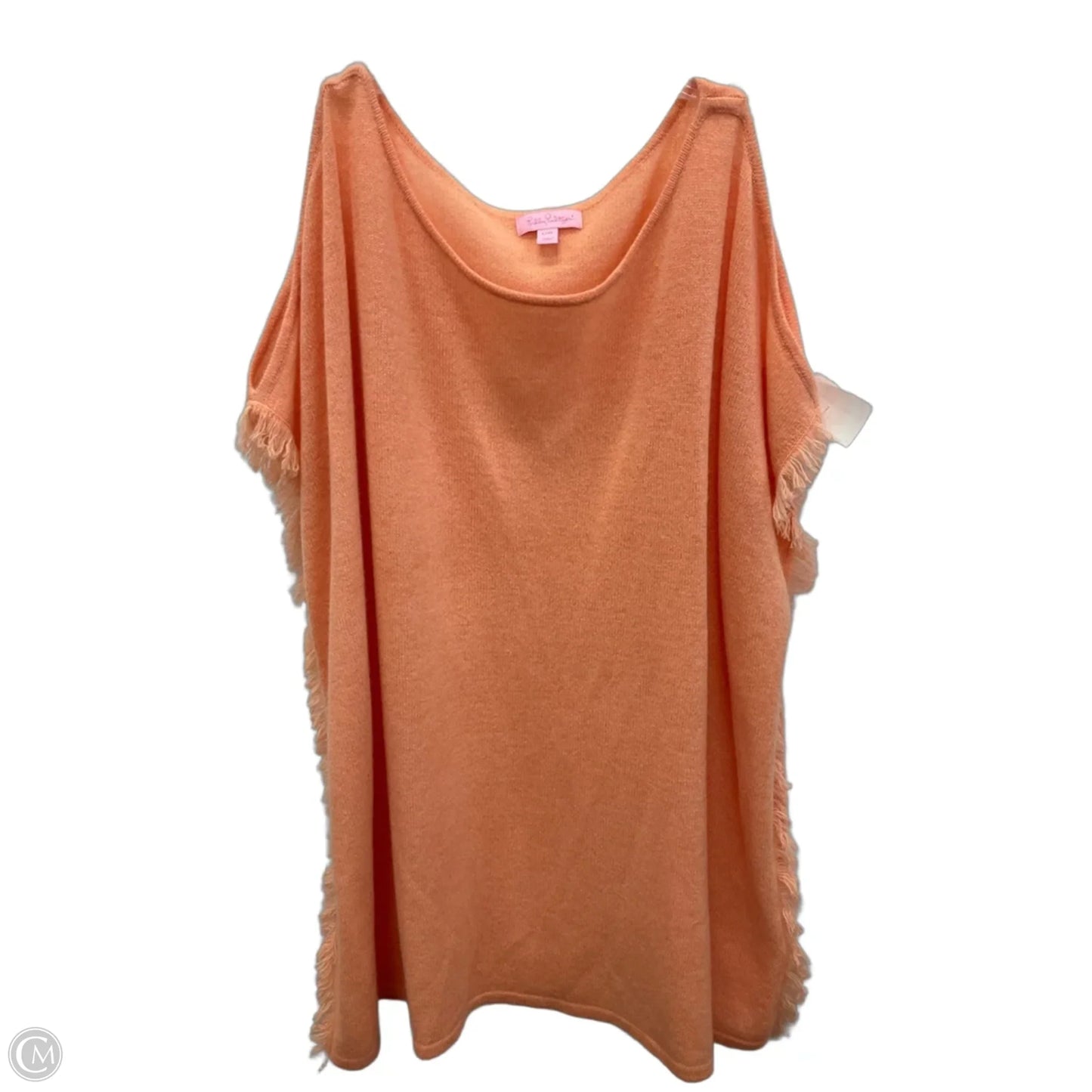 Top Short Sleeve By Lilly Pulitzer In Orange, Size: L