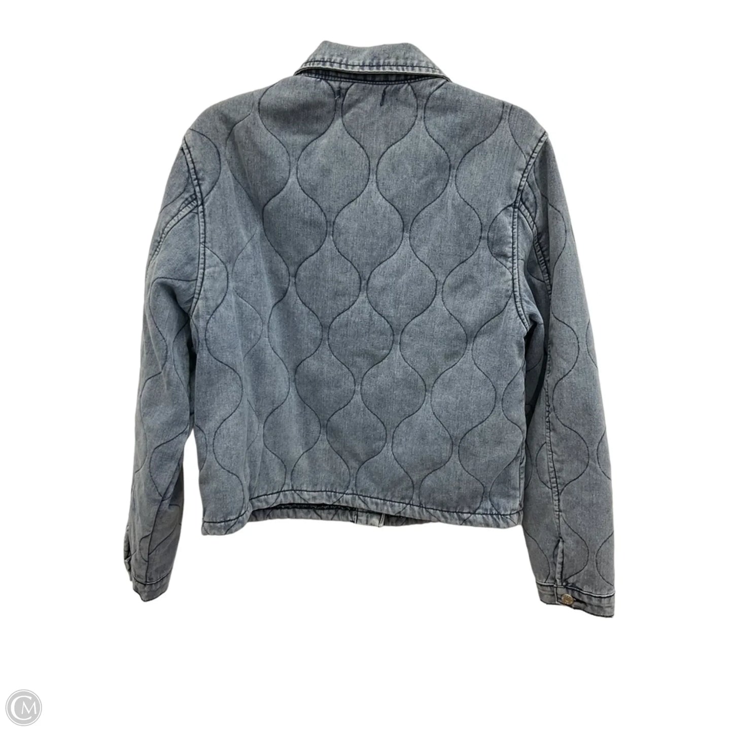 Jacket Denim By Sincerely Jules In Blue Denim, Size: M