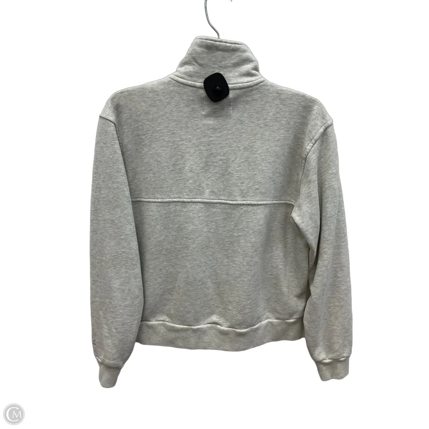 Athletic Top Long Sleeve Collar By Everlane In Grey, Size: S