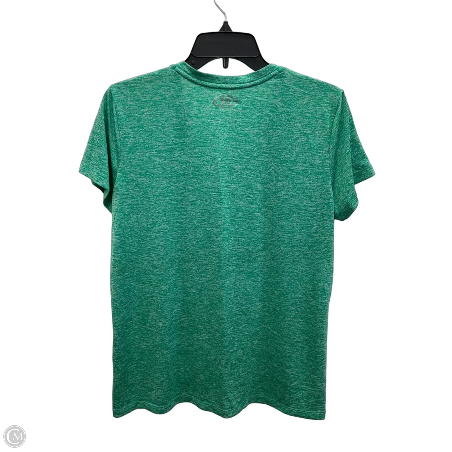 Athletic Top Short Sleeve By Under Armour In Green, Size: L