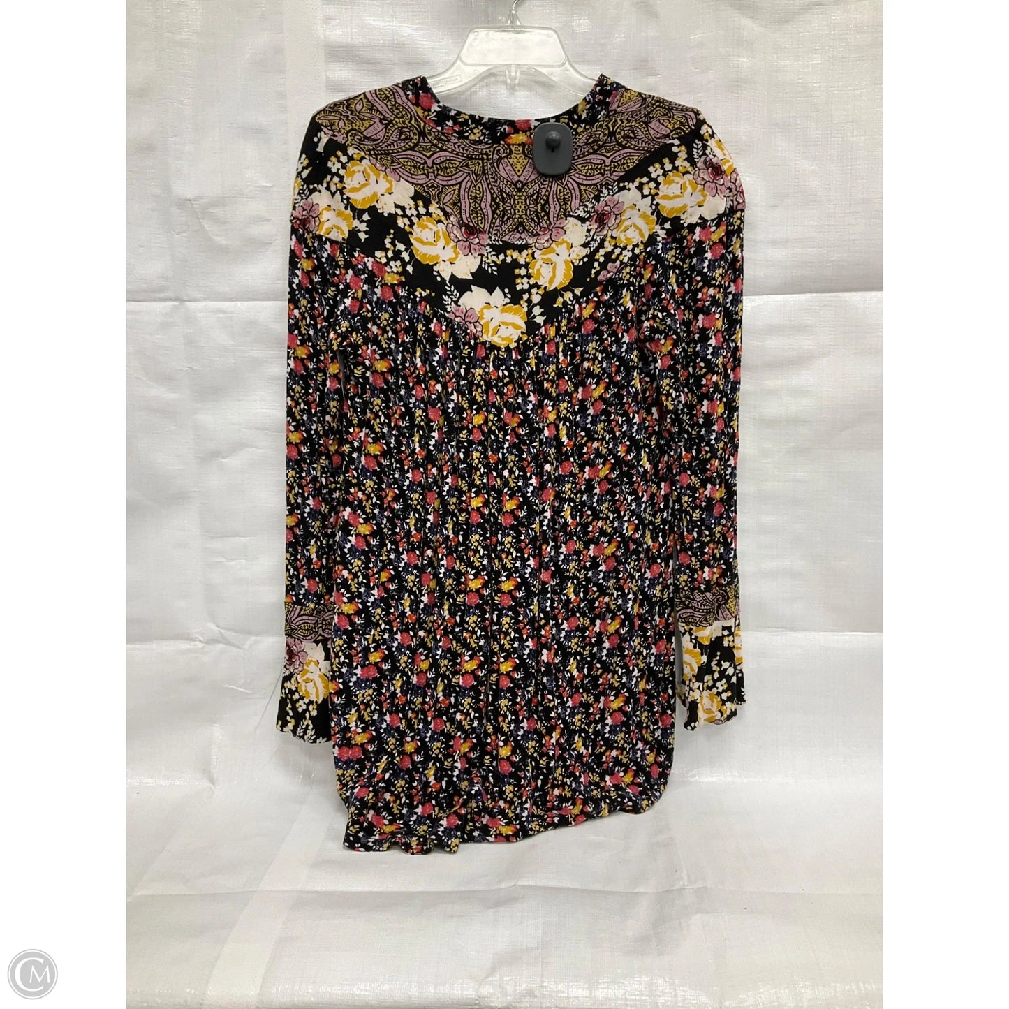 Top Long Sleeve By Free People In Multi-colored, Size: S
